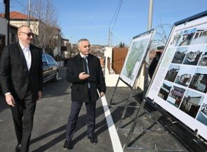 Президент Ильхам Алиев посетил поселок Кяркиджахан