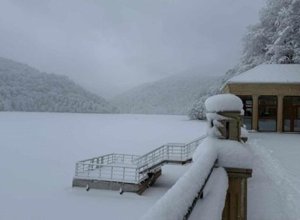 Высота снега в Ордубаде достигла 35 см