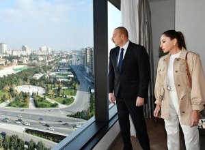 Ильхам Алиев посетил «Баку Белый город»-ФОТО