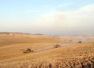 В воинской части Азербайджанской армии проведены тактические учения