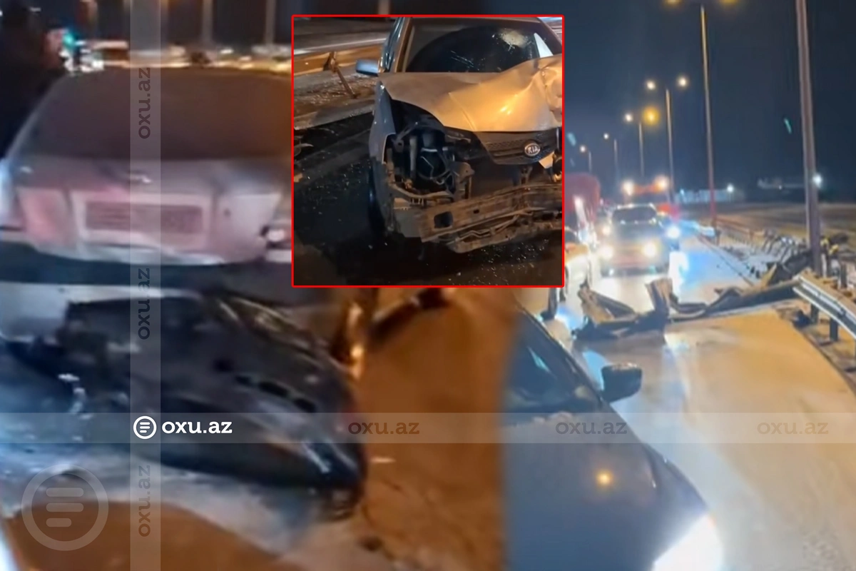 На Внешней кольцевой дороге произошла цепная авария