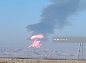 В Гаджигабуле произошло извержение грязевого вулкана