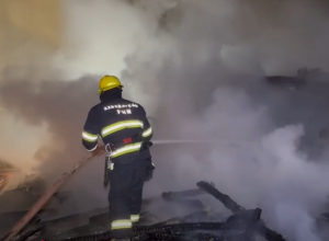 В Сумгайыте в доме произошел пожар