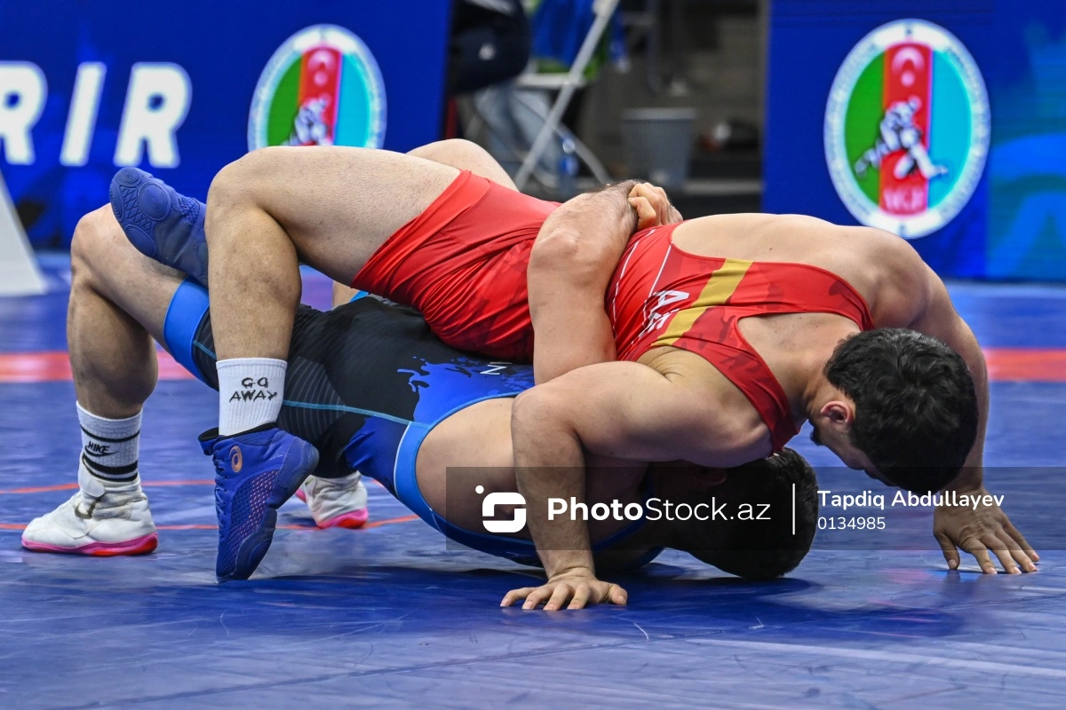 Чемпионат Азербайджана: определились финалисты ещё в 5 весовых категориях по вольной борьбе