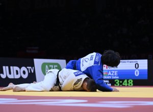 Большой шлем: Азербайджанские дзюдоисты взяли в первый день соревнований две медали