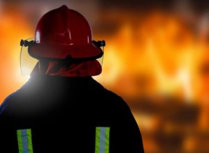 В Исмаиллы загорелась зона отдыха-ВИДЕО