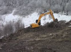 В Гусаре начато восстановление заброшенного водохранилища