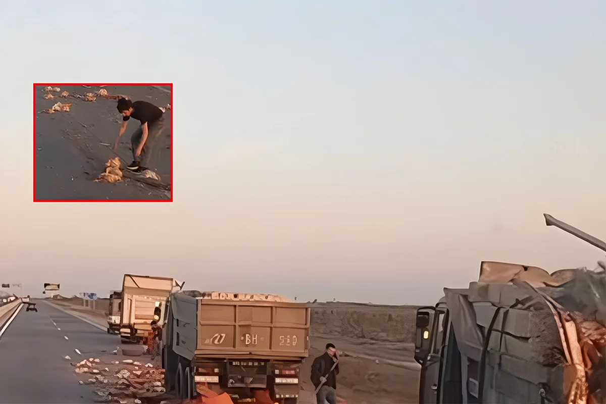 Стали известны подробности ДТП с грузовиками на трассе Баку - Губа - ВИДЕО