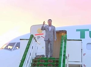 Начался визит Гурбангулы Бердымухамедова в США