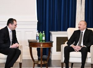 Ильхам Алиев в Вашингтоне-ФОТО