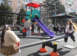 В Баку благоустроили очередной двор