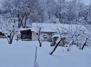 Высота снежного покрова в Нахчыване превысила один метр