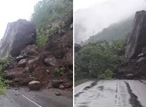 В Грузии из-за оползня эвакуированы 38 семей и перекрыта дорога