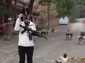 Китай показал «волчью» систему с единым управлением-ВИДЕО