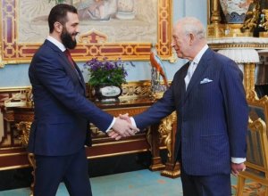 Аш-Шараа на приеме у короля