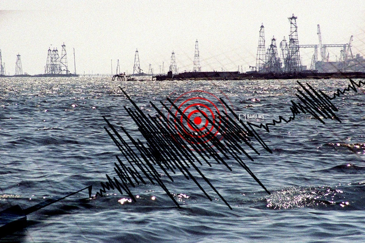 В Каспийском море вновь произошло землетрясение