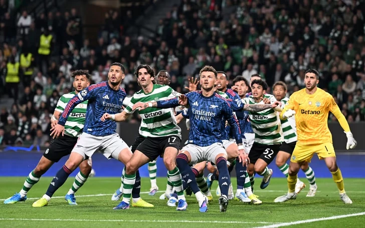 «Арсенал» вырвал победу над «Спортингом» в матче Лиги чемпионов