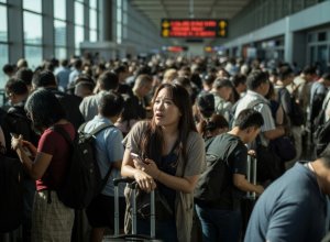 Сбой в аэропорту Токио вызвал массовые задержки и отмены рейсов