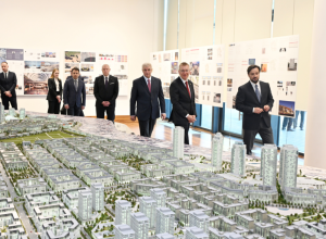 Президент Латвии побывал в «Белом городе»