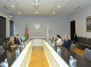 Эмин Амруллаев встретился с послом Греции-ФОТО