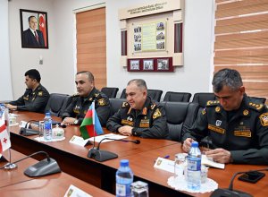В Баку состоялась рабочая встреча военных юристов Азербайджана и Грузии-ФОТО