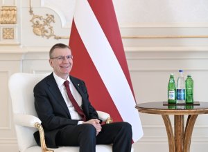 Эдгарс Ринкевичс посетил Центр Гейдара Алиева