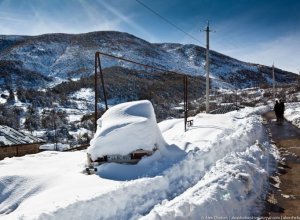 В Кельбаджаре и Лачине выпал снег