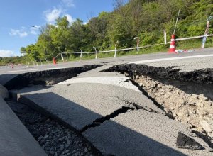 Трасса Баку–Шамахы частично перекрыта из-за оползня