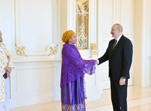 Президент Азербайдажана принял заместителя генсека ООН-ФОТО