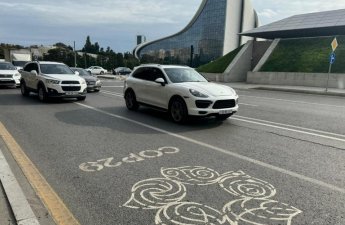 COP29 zolaqlarında yol nişanlarının sökülməsinə başlanılıb