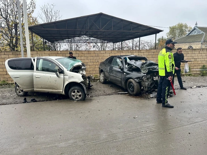 В серьезном ДТП в Сабирабаде пострадали пять человек-ФОТО