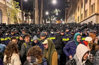 В Тбилиси у здания парламента начались столкновения митингующих с полицией