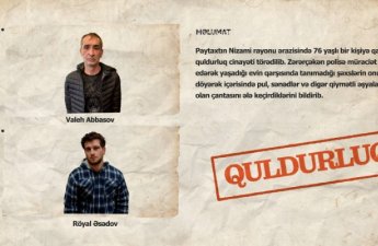 Bakıda yaşlılara qarşı quldurluq və soyğunçuluq edənlər saxlanıldılar