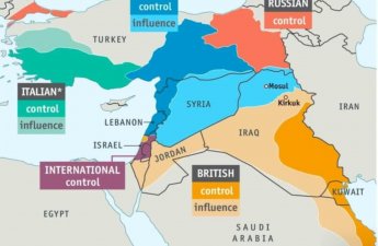 3 ölkə Yaxın Şərqi belə bölmək istəyirdi – Xəritə