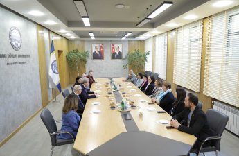 BDU-da Türkiyə, Qazaxıstan və Bolqarıstan nümayəndə heyəti ilə görüş - FOTO