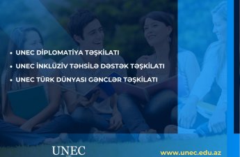 UNEC-də yeni tələbə təşkilatları yaradıldı