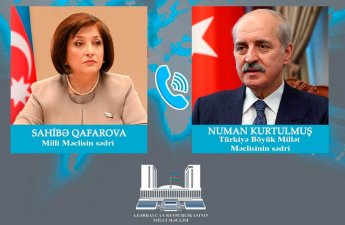 Numan Kurtulmuş təyyarə qəzası ilə əlaqədar Sahibə Qafarovaya başsağlığı verdi