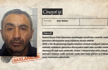 Nəsimi rayonunda əməliyyat: 6 kq narkotik aşkarlandı - VİDEO