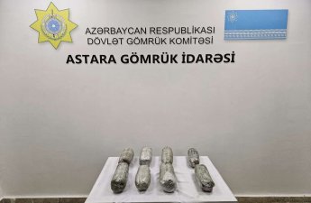 İrandan Azərbaycana gələn yük qatarında xeyli narkotik aşkar edilib