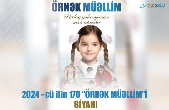 2024-cü ilin 170 “Örnək müəllim”i - SİYAHI