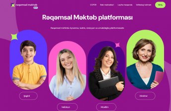 Rəqəmsal məktəb platforması istifadəyə verilib