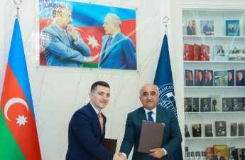 UNEC ilə Bakı Fond Birjası arasında memorandum imzalanıb - FOTOLAR