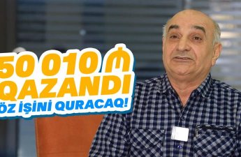 6 rəqəmi ona uğur gətirdi - Lotereyada 50.000 manat qazandı