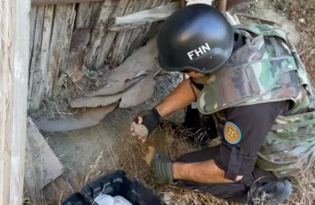 Qaraçuxur qəsəbəsində hərbi sursat aşkarlandı - FOTO/VİDEO
