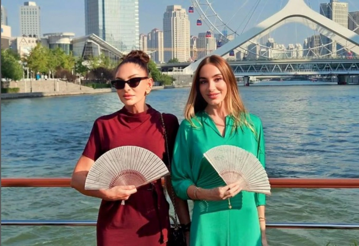 Arzu Əliyeva Tiencin şəhərindən paylaşım etdi - FOTO