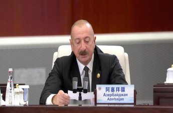 İlham Əliyev Çinin Tiencin şəhərində 