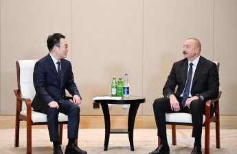 İlham Əliyev “Powerchina group” şirkətlər qrupunun icraçı vitse-prezidenti ilə görüşdü - FOTO