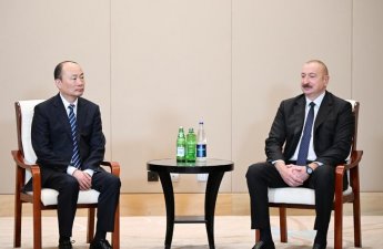 Prezident İlham Əliyev “China National Chemical Engineering” şirkətinin sədri ilə görüşdü - FOTO