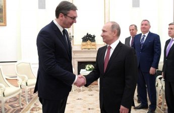 Вучич и Путин провели встречу в Китае