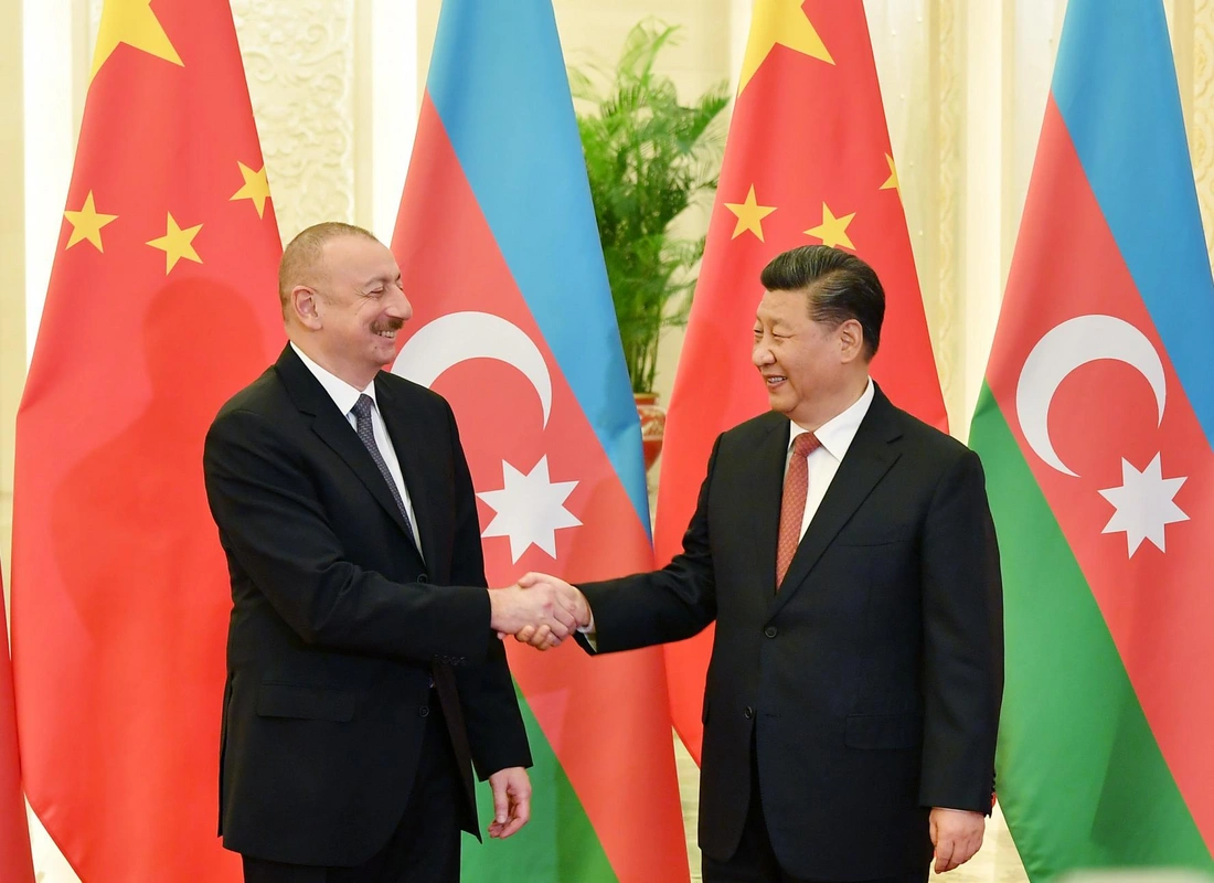 Gürcüstan mətbuatı Azərbaycan ilə Çin arasında imzalanan bəyanatdan yazıb - FOTO